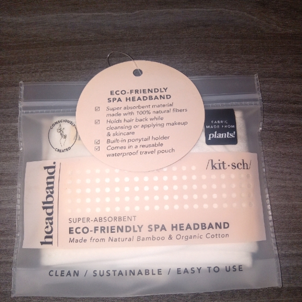 kit•sch Eco-Friendly Spa Headband - Picture 4 of 4